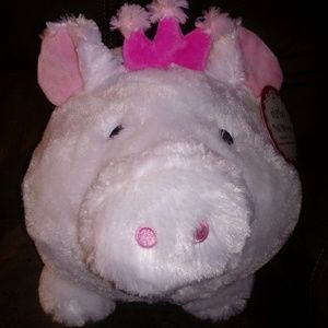 jumbo plush piggy bank